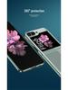 Электрооцинкованный прозрачный ультратонкий противоударный чехол Samsung Z Flip6 для складного экрана