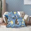 GUOYU Blanket pikachus Squirtle AND Charmander Blanket Super Soft Cozy Bulbasaur Throw Blankets for Bed 50x60 Inch Multiple Sizes Rug Piece