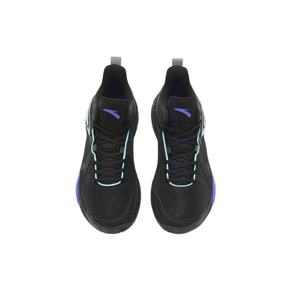 Anta Баскетбольные кроссовки Air Space 4 Non-Slip Durable Low Top мужские черные 912321608S-4