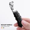 Angled Stainless Steel Nail Clippers with AntiSlip Textured Handle Durability Rustproof Blade for Elderly Users