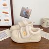 Флисовые Doudou на плоской подошве для зимней носки 22 новые плюшевые туфли