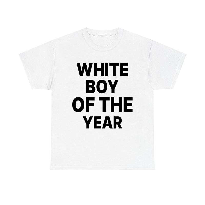 Unisex White Boy Fun T-Shirt of the Year – Street Style Graphic T-Shirt for Men and Women
