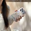Цветной чехол-подставка в корейском стиле в виде яблока для iPhone 17, 16 Pro Max, 15, 14