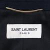 Yves Saint-Laurent 2019 Navy Peak Lapel Double Tailored Jacket Jacket 38 blackUsed