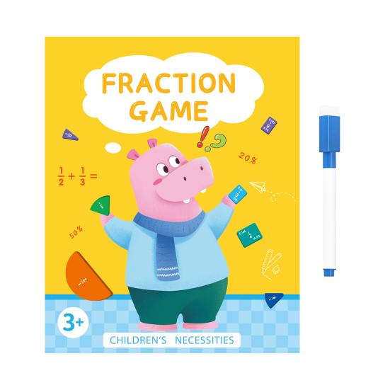 1/2 Sets Magnetic Fraction Tiles Circles Percentage Decimal Fraction Learning Math Manipulatives Elementary Teaching Aid Educational Fraction Puzzle