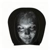 Polyester Car Headrest Cover Graphic Printed Car Neck Pillow Cover  Car Interior Decor