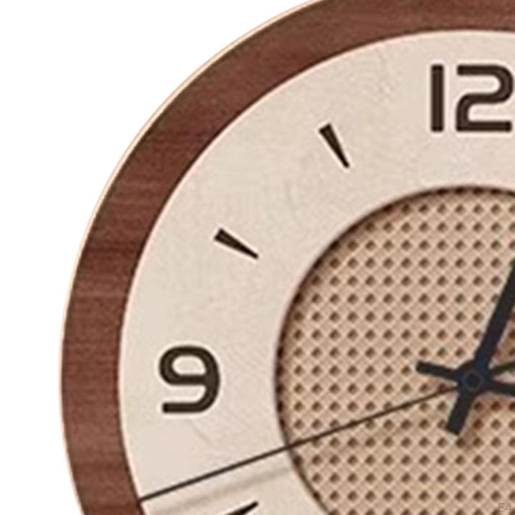 Wall Clock Hanging Art Modern Easy To Read Silent Non Ticking Home Decor Ornament