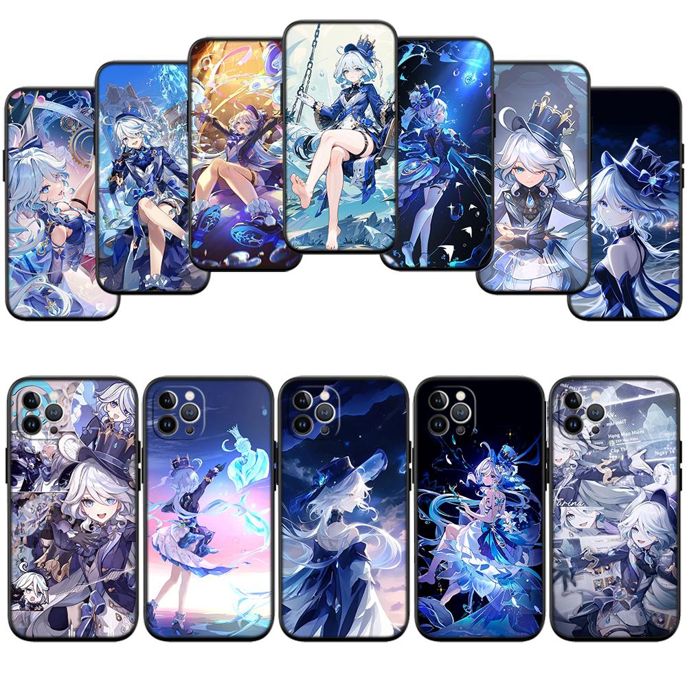 Чехол для телефона Genshin Impact Furina Новый Высококачественный для Xiaomi Poco C40 C50 C51 C55 C65 C71 C75 F2 F3 F5 F6 F7 Pro Ultra