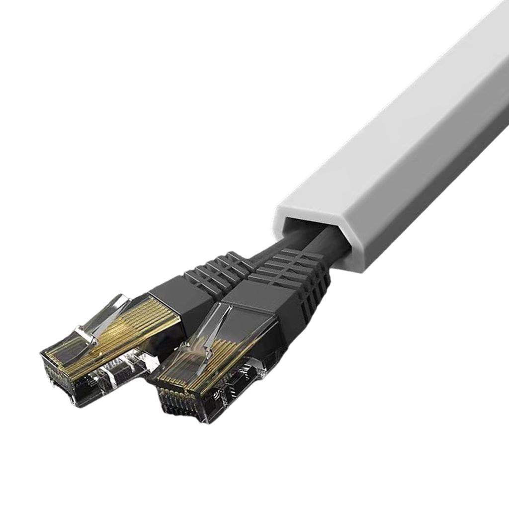 ПВХ-органайзер для кабеля, скрытый под кабель, сетевой шнур, скрытый под кабель питания, слот для настенного шнура, 100 см