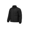 Fitness Series Solid Color Stand Collar Windproof Short Down Jacket Men Outerwear Black AYMT059-1