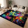 Fantasy Adventure Theme Soft Crystal Velvet Rug Custom Name & Text Print Non Slip Floor Rug for Bedroom Living Room