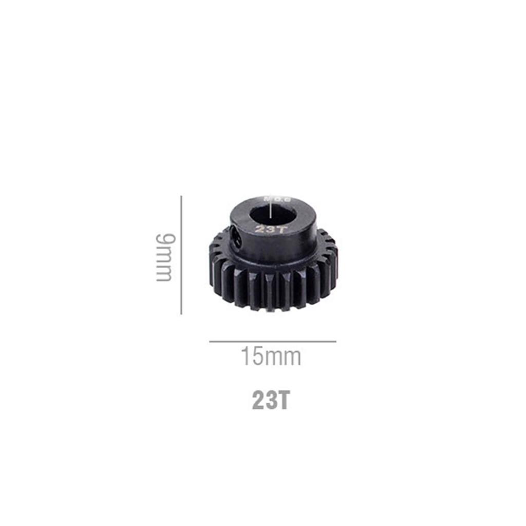 M0.6 17T 18T 19T 20T 21T 22T 23T 24T 25T 26T 27T 28T Металлическая шестерня для вала 5 мм Стальная шестерня двигателя для модели радиоуправляемой машины 1/10 Запчасти для игрушек