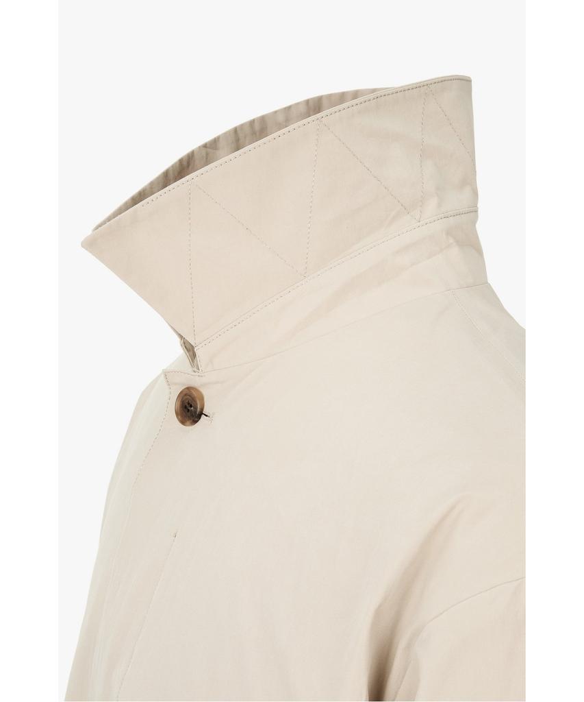 Man On The Boon Hidden Button-Up Paper Yarn Coat_Beige 4716109002
