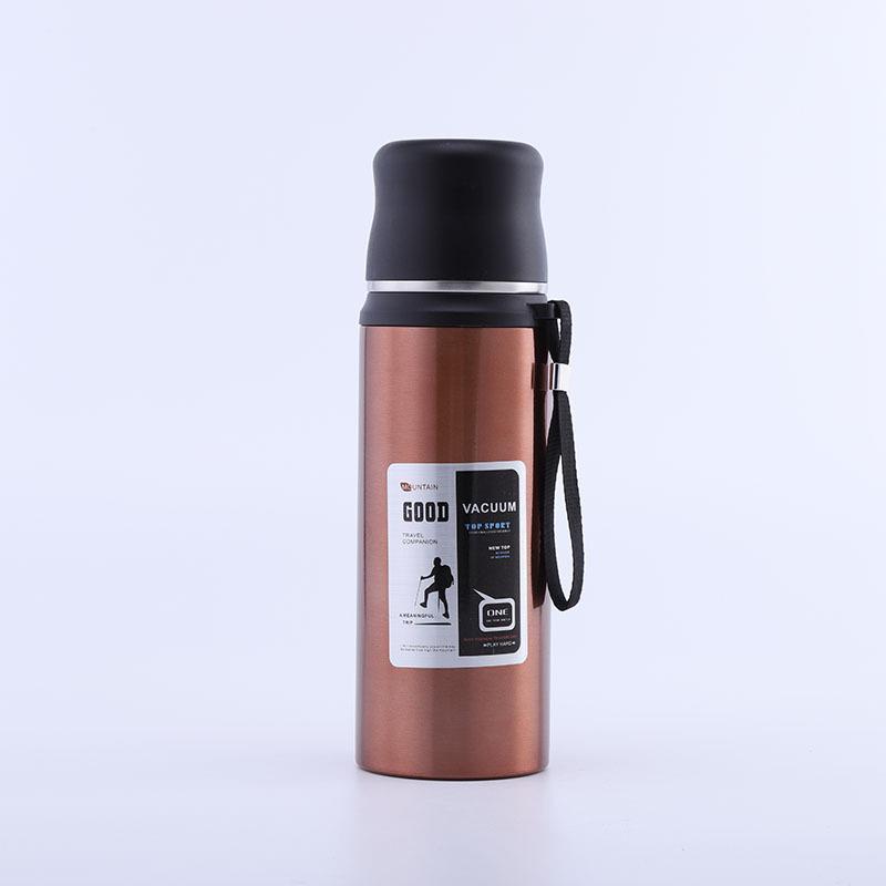 Термобутылка из нержавеющей стали 304 большой вместимости с откидной крышкой – Портативный подарок для активного отдыха