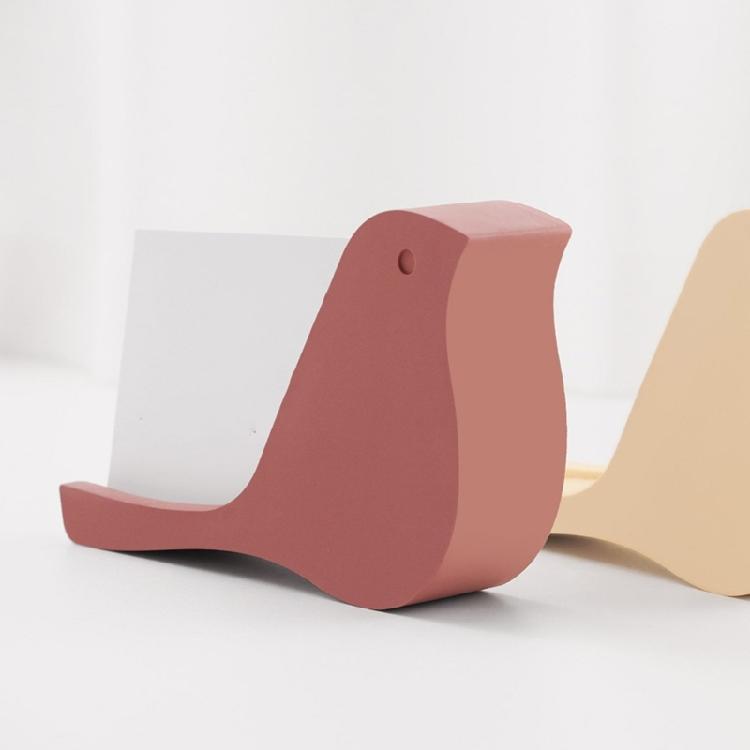 Artisanal Bird Card Holder Mold Cement Moulds for Resin Casting Safe Silicone Texture for Desk Decors Hand-Making Tool