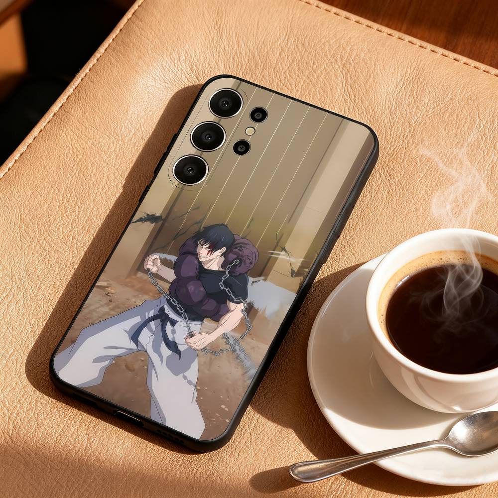 Чехол для телефона Toji F-Fushiguro Jujutsu K-Kaisen Для Samsung S26,S25,S24,S21,S22,S23,S30,Ultra,S20,FE,Lite,10,9, Черный чехол