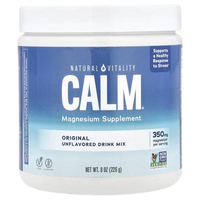 Calm®, Пищевая добавка с магнием, Порошок для напитка, Оригинальный (без вкуса), 226G (8os)
