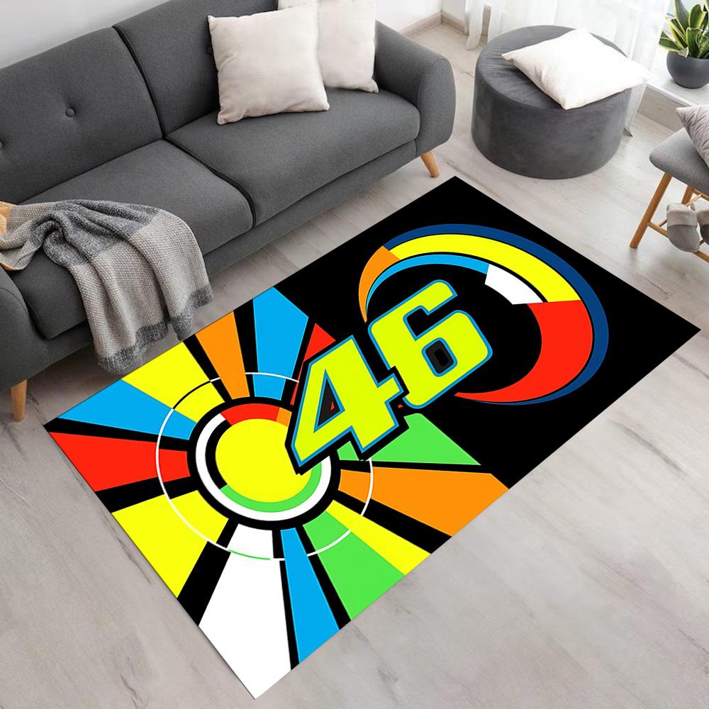 Rider Gear Floor Rug Office Rug Perfect for Playrooms Outdoor Study room Dormitory Antislip Carpet Anime Office Decor Wedding Party Gift