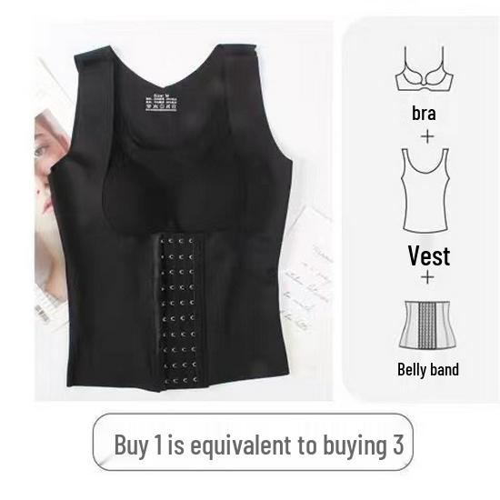 Красивый спортивный жилет с контролем живота на спине: Ударопрочный, Маленькая поддержка груди, Корректор осанки