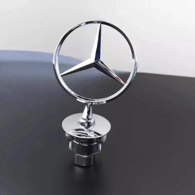 Для Mercedes Benz Металлическая эмблема на капот автомобиля Передний хромированный логотип Маркировка капота Для Mercedes Benz C E S Класса W204 W205 W212 W213 W211 W22