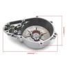 Серебристая крышка статора двигателя для Kawasaki ZZR600/ZX600/ZZR400 1990-1997 гг. Неоригинальная деталь мотоцикла