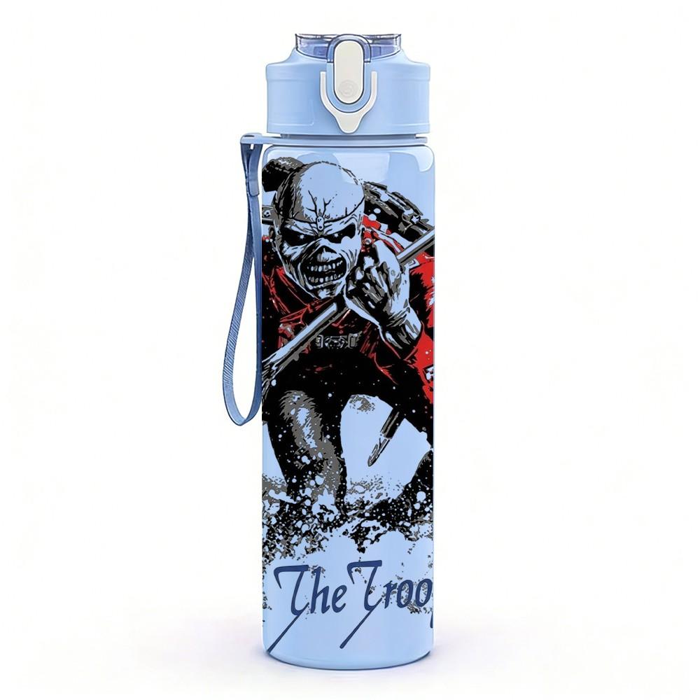1PC Red Band Group A B C 750ml sports water bottle leakproof straw lid outdoor office home