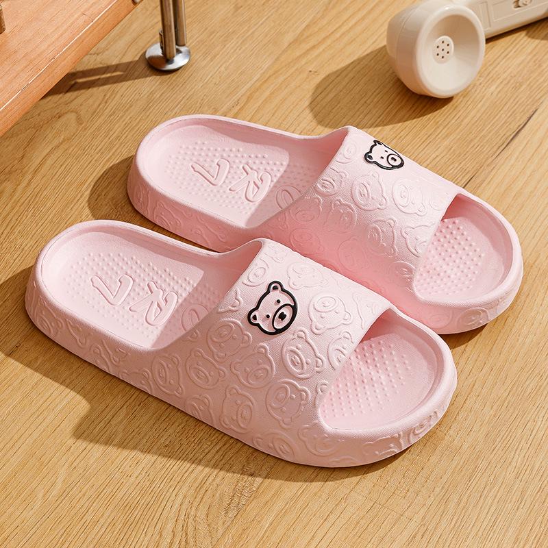 Cute EVA Non-Slip Indoor Slippers for Couples - Summer Sandals for Men & Women