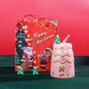Творческий мультфильм Рождественский елочный шар Форма Керамическая чашка Рождественская кружка Рождественская кружка Подарочная коробка Набор сувенир