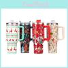 Creative 5d Christmas Themed 40oz Handled Automotive Cup Stylish 304 Stainless Steel Insulated Travel Mug