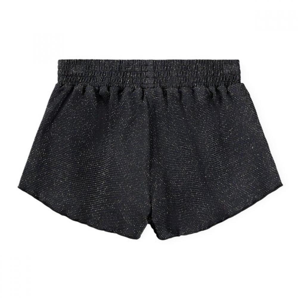 Mollo 9 14 Years Niche Black Glitter Uv Swim Shorts Akis9sw019