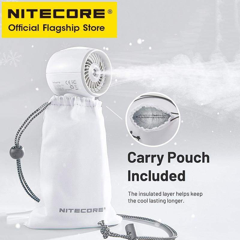 NITECORE izzcool 10 Handheld Air Conditioner Fan EDC Portable Cooling Spray Mini Fan USB-C Rechargeable Mist Cooler