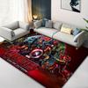 1 шт. Коврик для пола Marvel Мстители Супергерои, Нескользящий коврик, Дизайн с персонажами мультфильмов, Мягкий велюр, Декор для комнаты, Моющийся
