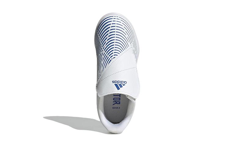 adidas Износостойкие низкие футбольные бутсы Бело-синие Детские GZ7198