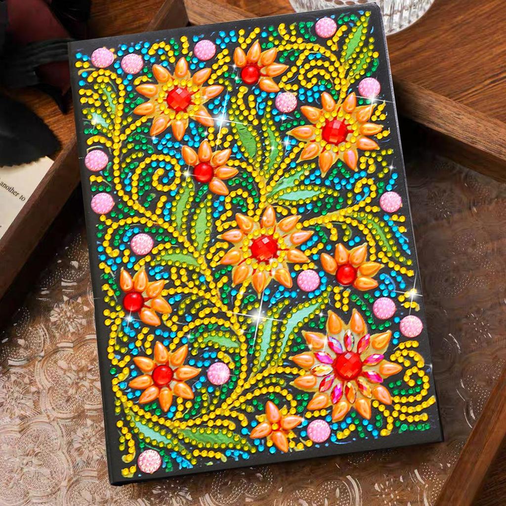 DIY Diamond Painting Business Notebook – Creative Dot Drill Writing Book for Kids