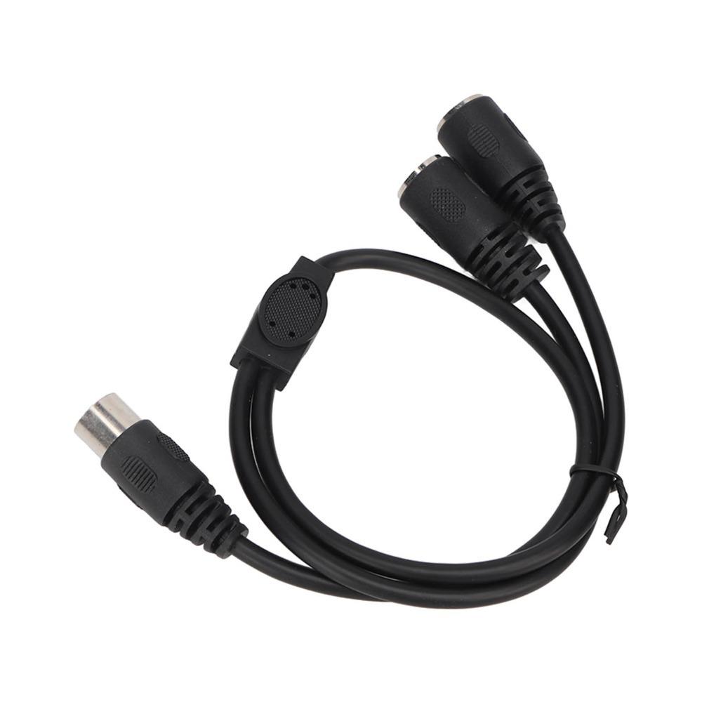 High Accuracy MIDI Sync Breakout Cable 1.6ft Y Splitter Cable Audio Signal Routing