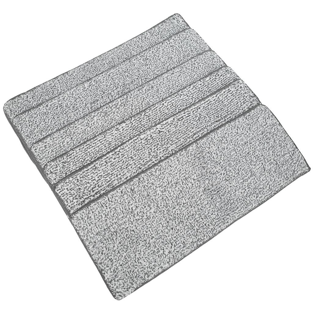 6Pcs Mop Cloth Replacement Machine Washable Mop Head Pad for Home Floor Cleaning 33x12cm