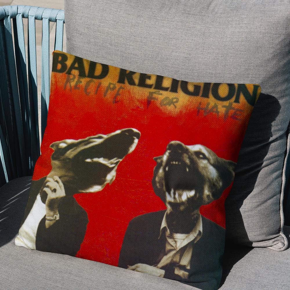 Bad Religion Pillow Case Anti-Dustmite Pattern Cushion Cover Suitable For Sofa Bedroom Car Pillow Case Cover