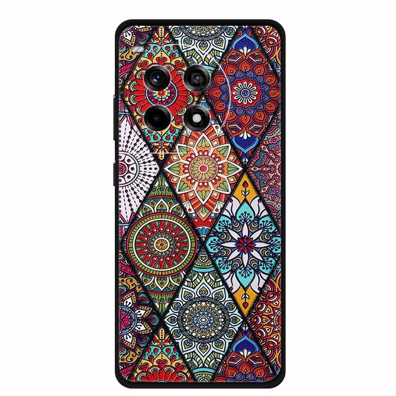 3D тиснение рельефный чехол для OnePlus 13 5G 11R Ace 3 2 Pro OnePlus 12R чехол для телефона черный силиконовый мягкая задняя крышка чехлы Funda Coque