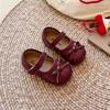 Children's Fashion Leather Shoes Little Girl High-end Princess Shoes Baby Soft Sole Shoes Lightweight Performance Shoes