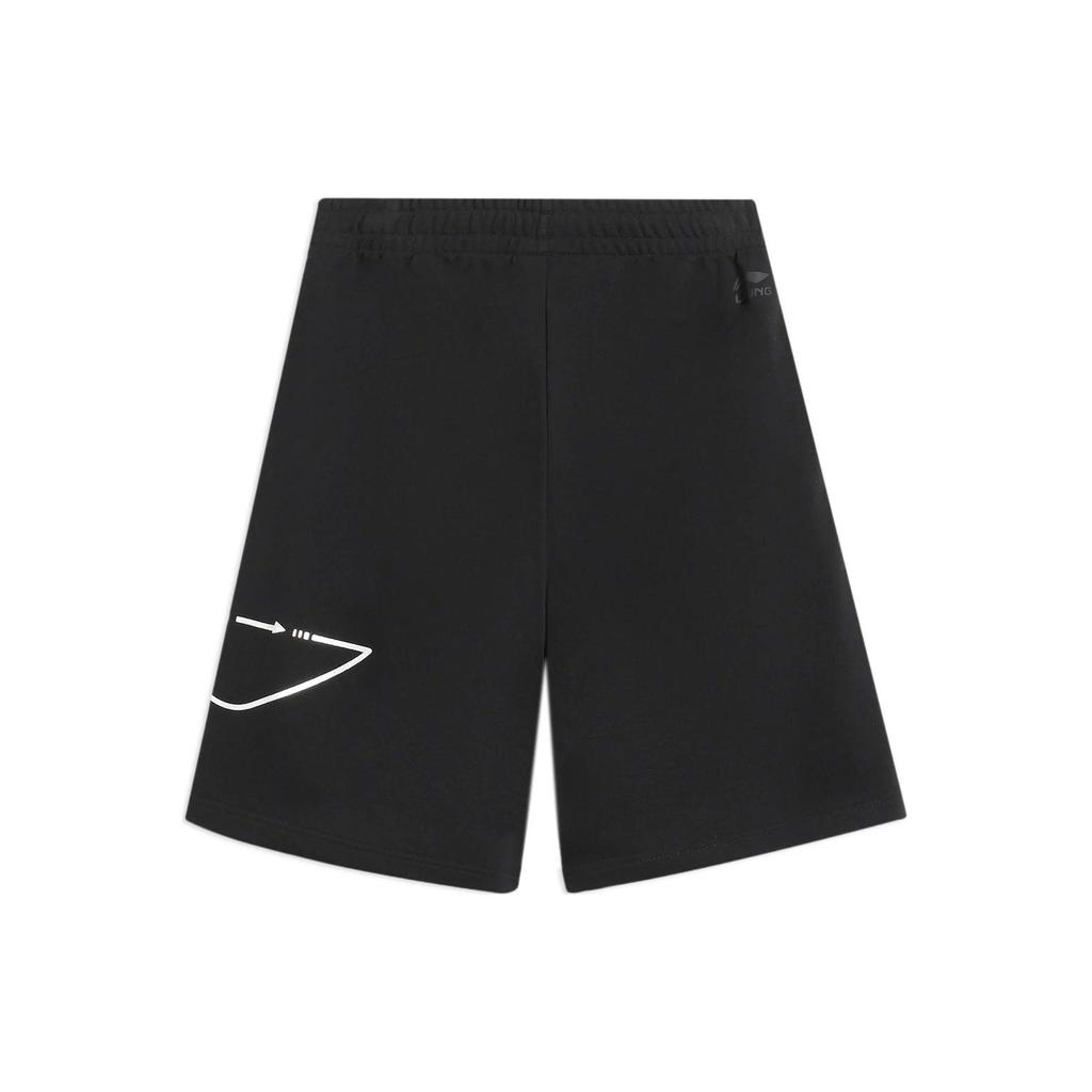 Li Ning Коллекция спортивной моды Повседневные шорты Мужские Черные AKSS981-1