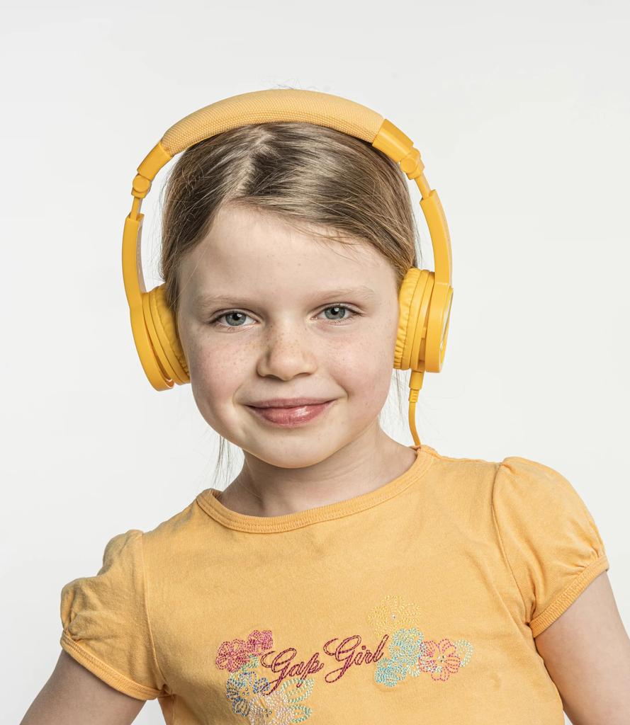 BuddyPhones Foldable with Mic Blue Explore+