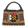 Изолированная сумка-тоут Hunab Ku Mayan Symbol для женщин, портативный термохолодильник, бенто-бокс для кемпинга и путешествий на открытом воздухе