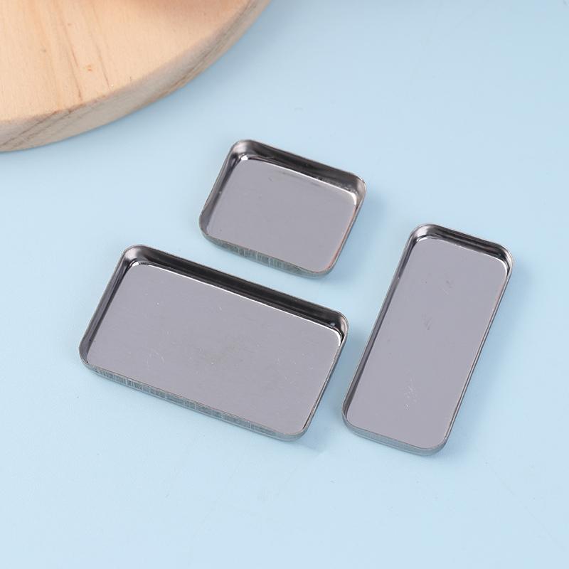 1/2/3/4/6Pcs Empty Eyeshadow Tin Pans Makeup Palettes Empty Square Palette Aluminum Cases Pans For Powder