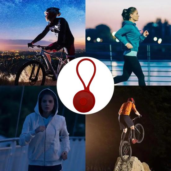 Ночной фонарь безопасности для бега, супер яркий, высокий люмен, несколько режимов освещения, мини-размер, портативный портативный светодиодный светильник на ручном ремне