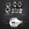 AILEO 2Pcs 2.5 Inch Mini Bi Xenon HID Projector Headlight Lenses H4 H7 H11 9005 H8 Retrofit Fit Car Head Lamp Gating Gun Shrouds