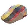 Номер размера охотничьей мадрасской шляпы [TRAX SHOP] Мужская шляпа, шляпа, клетка, клетка, весна, лето, осень, регулировка, женская униформа, TGY-085 (JP, Размер, 58,0 см,