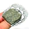 Pyrite Druzy Gemstone 925 Silver Plated Handmade Jewelry Ring Size 6.5