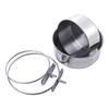 Stainless Steel Clamp-on Hanging Food Dish Cage Cup Bird Feeder Water Drinker Parrot Feeding Bowl