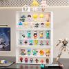 Stackable Dust-Proof Action Figure Display Box Transparent Organizer with Dividers for Collectibles Blind Boxes and Figurines