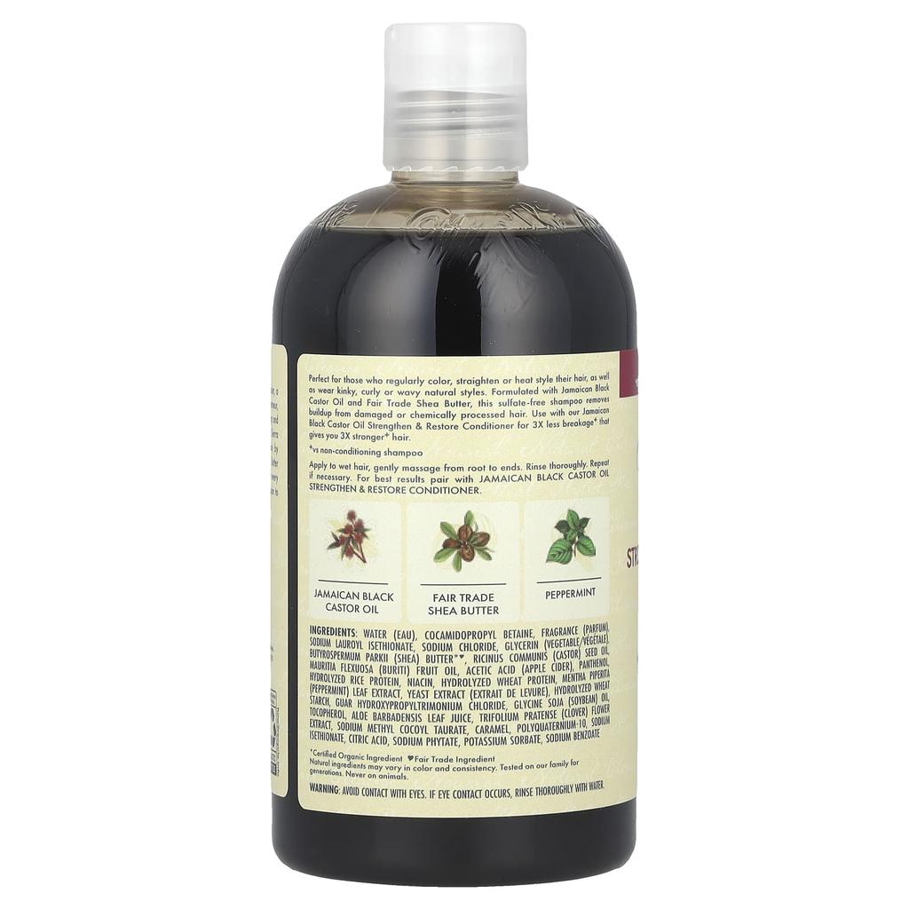 Jamaican Black Castor Oil, Strengthening & Restorative Shampoo, 384 Ml (13 Fl Oz)